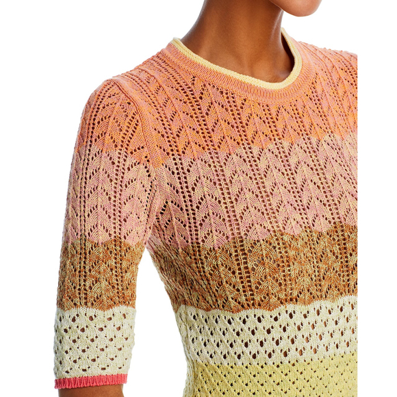 NWT Vanessa Bruno Coronille Knit Midi Sweater Cotton Blend Dress $460 - Size M - Picture 2 of 13